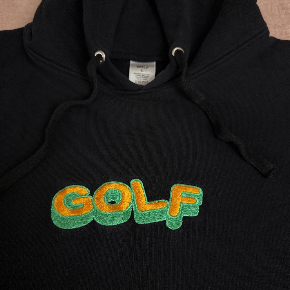 Golf Wang Orange and Green 3D Logo Hoodie